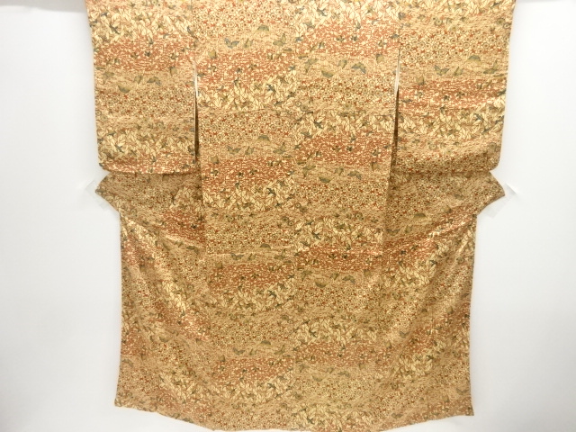 JAPANESE KIMONO / KOMON / FLOWER & BIRD